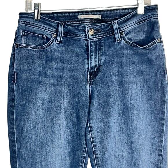 Levi’s 529 Curvy Bootcut Jeans W31 L32 Mid Rise Stretch Denim Blue - Picture 2 of 8